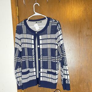 Gollehaug Plaid Granny Core Cardigan Woman's EU 40